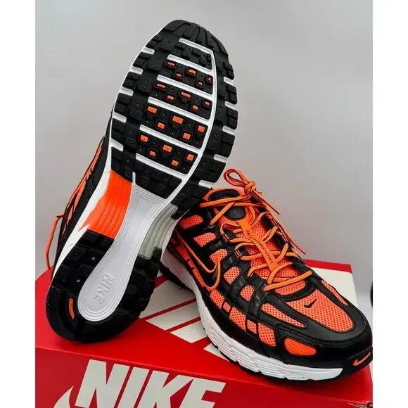 Nike P-6000 Size 13 Orange Black Hyper Cimson Black White CD6404 801 # 414 - Picture 6 of 8